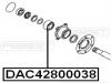 FEBEST DAC42800038 DAC42800038 ПОДШИПНИК СТУПИЧНЫЙ ЗАДНИЙ (42x80x38)