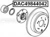 FEBEST DAC49844042 DAC49844042 ПОДШИПНИК СТУПИЧНЫЙ ЗАДНИЙ (49x84x40x42)