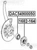 FEBEST DAC54900050 Подшипник ступичный