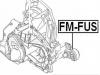 FEBEST FMFUS ПОДУШКА КОРОБКИ СКОРОСТЕЙ MT (FORD FIESTA V JH 2001- FORD FUSION JU 2002-) FEBEST