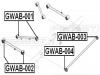 FEBEST GWAB-001 Сайлентблок задней продольной тяги