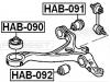 FEBEST HAB091 САЙЛЕНБЛОК ПЕРЕДНЕГО НИЖНЕГО РЫЧАГА (HONDA ACCORD CL/CN/CM 2002-) FEBEST