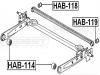 FEBEST HAB-114 Сайлентблок задней балки