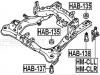 FEBEST HAB135 САЙЛЕНБЛОК РАМЫ (HONDA ACCORD CL/CN/CM 2002- HONDA ELYSION RR1/RR2 2004- HONDA INSPIRE UC1 2003- HON