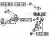 FEBEST HAB-159 Сайленблок задней цапфы
