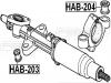 FEBEST HAB-203 Сайлентблок рулевой рейки