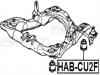 FEBEST HAB-CU2F Сайлентблок порамника