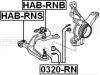 FEBEST HAB-RNB САЙЛЕНБЛОК ЗАДНИЙ ПЕРЕДНЕГО РЫЧАГА (HONDA STREAM RN6-RN9 2006-) FEBEST