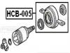 FEBEST HCB005 ПОДШИПНИК ПОДВЕСНОЙ КАРДАННОГО ВАЛА