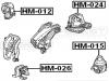 FEBEST HM026 ПОДУШКА ДВИГАТЕЛЯ ПЕРЕДНЯЯ AT