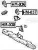 FEBEST HM-038 Подушка двигателя передняя