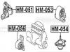 FEBEST HM-053 Подушка двигателя задняя