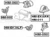 FEBEST HM060 ПОДУШКА ДВИГАТЕЛЯ ПРАВАЯ AT