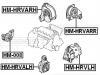 FEBEST HMHRVARR ПОДУШКА ДВИГАТЕЛЯ ЗАДНЯЯ AT