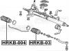 FEBEST HRKB004 ПЫЛЬНИК РУЛЕВОЙ РЕЙКИ ПРАВЫЙ