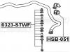 FEBEST HSB051 ВТУЛКА ПЕРЕДНЕГО СТАБИЛИЗАТОРА D31.8