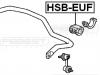 FEBEST HSB-EUF Втулка переднего стабилизатора