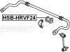 FEBEST HSBHRVF24 ВТУЛКА ПЕРЕДНЕГО СТАБИЛИЗАТОРА D24.2 (HONDA HR-V GH1/GH2/GH3/GH4 1998-) FEBEST