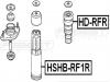 FEBEST HSHBRF1R ПЫЛЬНИК ЗАДНЕГО АМОРТИЗАТОРА