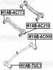 FEBEST HYAB-AC000 Сайлентблок заднего продольного рычага (зад.)