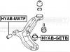 FEBEST HYAB-GETB Сайлентблок задний переднего рычага