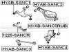 FEBEST HYAB-SANC5RUB Сайлентблок задней цапфы