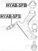 FEBEST HYAB-SFB Сайлентблок рычага