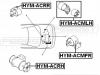 FEBEST HYM-ACRR Подушка под двигатель