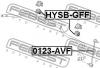FEBEST HYSB-GFF Втулка переднего стабилизатора