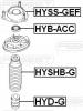 FEBEST HYSHB-G Пыльник амортизатора переднего
