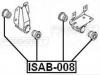 FEBEST ISAB008 САЙЛЕНБЛОК ПЕРЕДНЕЙ ПРУЖИНЫ D12,3xD40xL42xL45