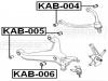 FEBEST KAB005 САЙЛЕНБЛОК ПЕРЕДНЕГО НИЖНЕГО РЫЧАГА