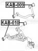 FEBEST KAB-010 Сайлентблок нижний переднего рычага