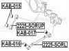 FEBEST KAB015 САЙЛЕНБЛОК ЗАДНЕГО ПРОДОЛЬНОГО РЫЧАГА (KIA SORENTO 2002-) FEBEST