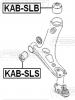 FEBEST KAB-SLS Сайлентблок передний переднего рычага