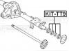 FEBEST KIT-TT9 Подшипник задней полуоси комплект