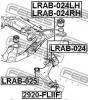 FEBEST LRAB-024LH САЙЛЕНБЛОК ЗАДНИЙ ПЕРЕДНЕГО ЛЕВОГО РЫЧАГА