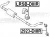 FEBEST LRSB-DIIIR Втулка заднего стабилизатора