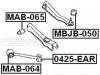 FEBEST MAB064 САЙЛЕНБЛОК ЗАДНЕГО ПРОДОЛЬНОГО РЫЧАГА (MITSUBISHI GALANT E55A/E75A 1992-1996 MITSUBISHI GALANT EA3A/