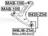 FEBEST MAB106 САЙЛЕНБЛОК ЗАДНИЙ ПЕРЕДНЕГО РЫЧАГА