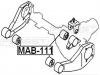 FEBEST MAB111 САЙЛЕНБЛОК ПОДУШКИ ДИФФЕРЕНЦИАЛА