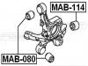 FEBEST MAB114 САЙЛЕНБЛОК ЗАДНЕЙ ЦАПФЫ (MITSUBISHI ECLIPSE DK2A/DK4A USA 2006- MITSUBISHI ENDEAVOR D71W/D81W 2003-