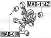 FEBEST MAB-114Z Сайлентблок задней цапфы