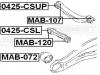 FEBEST MAB120 САЙЛЕНБЛОК ЗАДНЕЙ ТЯГИ (MITSUBISHI DINGO CQ1A/CQ2A/CQ5A 1998-2002 MITSUBISHI DION CR5W/CR6W/CR9W 200