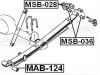 FEBEST MAB-124 Сайлентблок задней рессоры