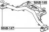 FEBEST MAB-148 Сайленблок задней балки
