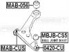 FEBEST MABCUS САЙЛЕНБЛОК ПЕРЕДНИЙ ПЕРЕДНЕГО РЫЧАГА (MITSUBISHI AIRTREK CU2W/CU4W/CU5W 2001- MITSUBISHI OUTLANDER C