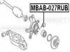 FEBEST MBAB027RUB САЙЛЕНБЛОК ЗАДНЕЙ ЦАПФЫ