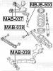 FEBEST MBJB-900 Пыльник опоры шаровой заднего верхнего рычага