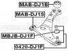 FEBEST MBJBDJ1F ПЫЛЬНИК ОПОРЫ ШАРОВОЙ НИЖНЕГО РЫЧАГА